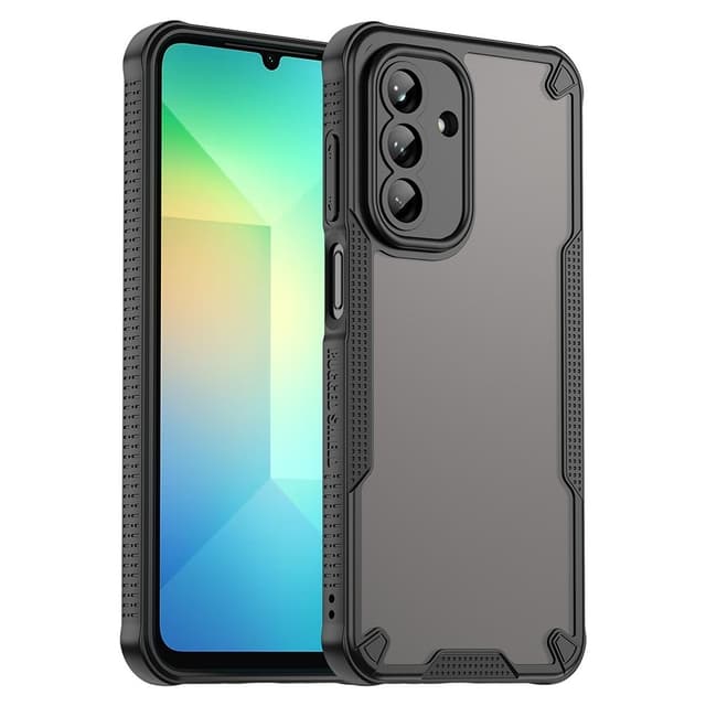 SKALO Samsung A26 5G Armor Hybrid Frosted Suojakuori - Musta