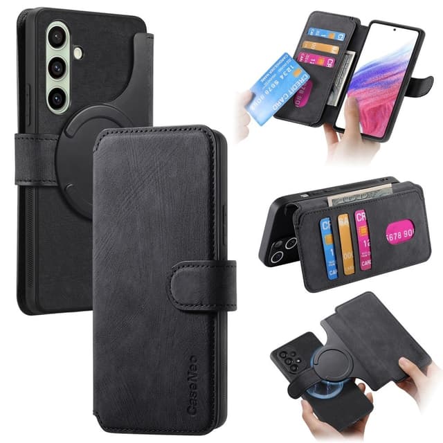 SKALO Samsung A26 5G CASENEO MW-03 Plånboksfodral - Svart