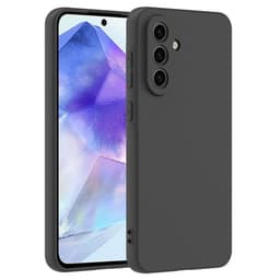 SKALO Samsung A26 5G Mattamusta Ultraohut TPU Suojakuori - Musta