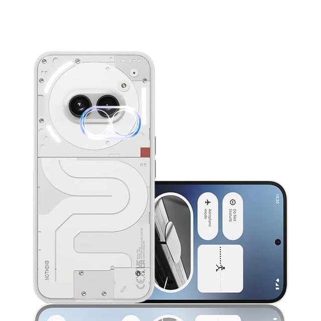 2-PACK SKALO Nothing Phone (2a) Plus 3D Linsskydd/Kameraskydd Härdat Glas - Svart