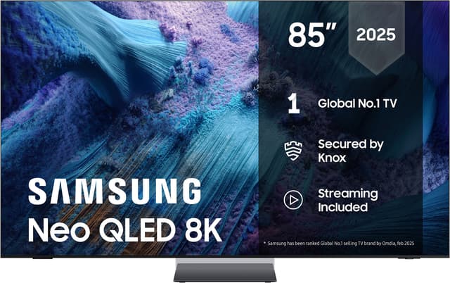Samsung 85" QN990F 8K MiniLED Smart TV (2025)