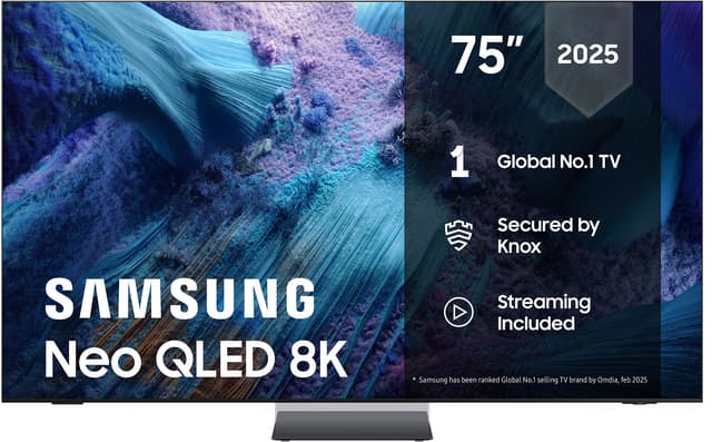 Samsung 75" QN990F 8K MiniLED Smart TV (2025)