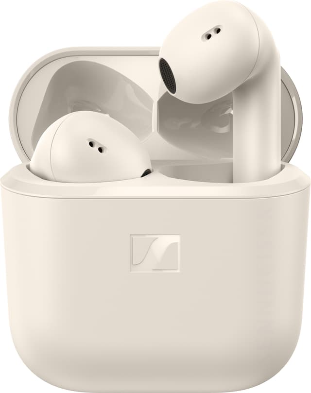 Sennheiser Accentum Open true wireless in-ear-hörlurar (krämfärgade)