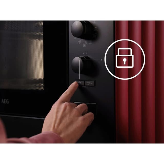 Lapsilukkopainike tahattoman käytön estämiseen