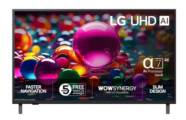 LG 43" UA 75 4K UHD TV (2025)