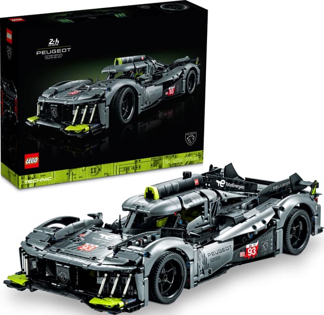 LEGO Technic PEUGEOT 9X8 24H Le Mans Hybrid Hypercar 42156