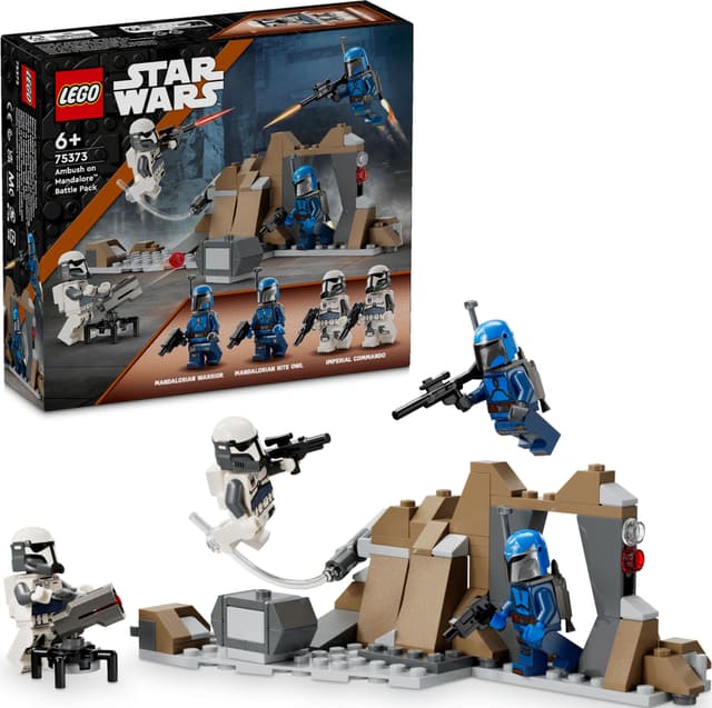 LEGO Star Wars Battle Pack med bagholdet på Mandalore 75373