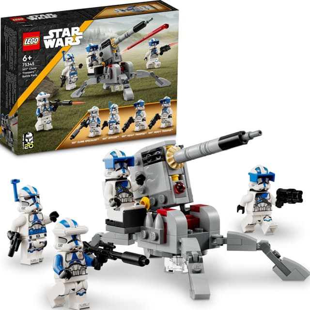 LEGO Star Wars Stridspakke med 501st Clone Troopers 75345