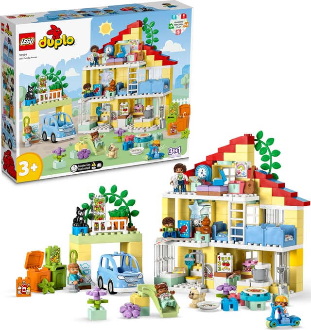 LEGO DUPLO Town 3-i-1-familiehus 10994