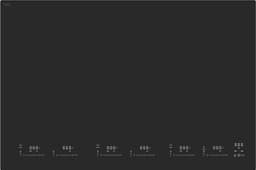 Witt indbygget induktionskogeplade WEM 785 EVW (78 cm)