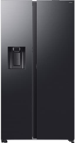 Samsung side-by-side RS80F64KEFEF (sort rustfrit stål)