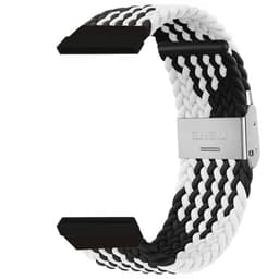 Flettet elastisk klokkereim Fitbit Versa 4 - Svarthvit