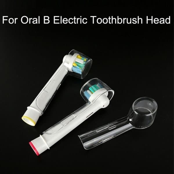 Tandbørstebeskytter til Oral-B elektrisk tandbørste - 5-pak med beskyttelseshoveder i plast
