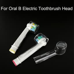 Tandbørstebeskytter til Oral-B elektrisk tandbørste - 5-pak med beskyttelseshoveder i plast