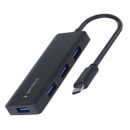 USB-C-hubi – 4 x USB 3.1 Gen 1 -porttia, 5 Gbps, OTG-tuki