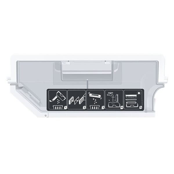 Søppelbøtte for Ecovacs X1 / T10 Omni Turbo - Hvit