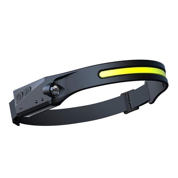 LED Pannlampa med rörelsesensor - Svart