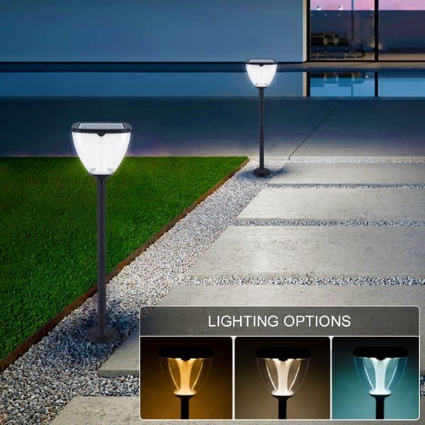 LED Aurinkokennolamppu PIR:llä - Sunari Modern Lantern FLS-98