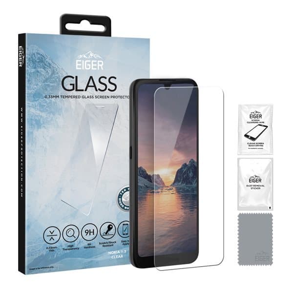 Eiger Glass skjermbeskytter $ 0000080n 1.3 med japansk Asahi-glass