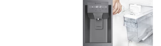 Vand- og isdispenser uden vandtilslutning