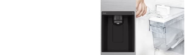 Vand- og isdispenser uden vandtilslutning