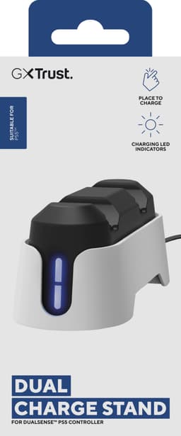 TRUST GXT228 PlayStation5 Dual opladningsstander