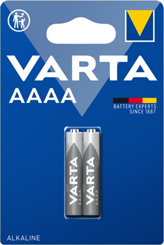 Varta Alkaline Bli 2 AAAA-batterier (2-pak)