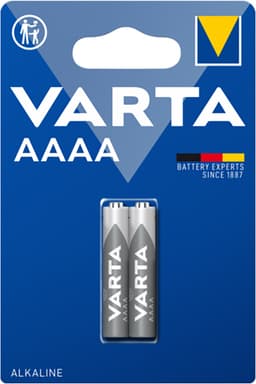 Varta Alkaline Bli 2 AAAA paristot (2 kpl)