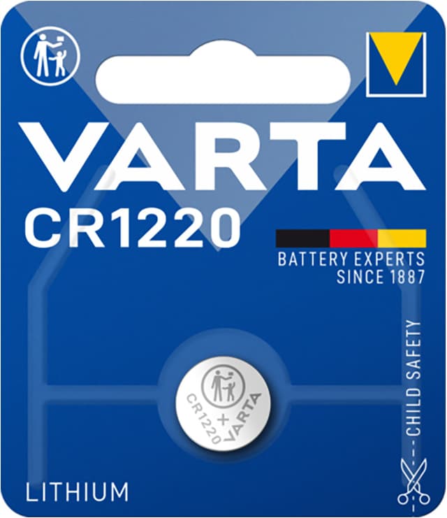 Varta CR 1220 batteri (1-pakk)