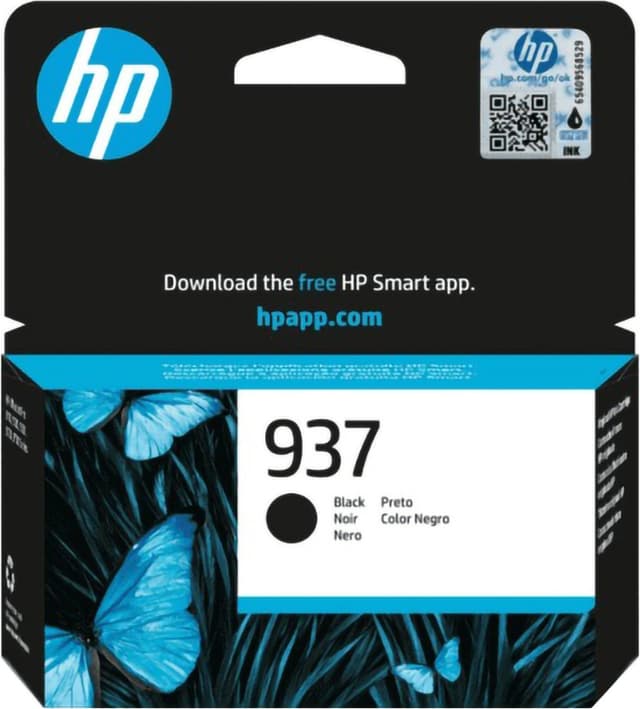 HP 937 blekkpatron (sort)