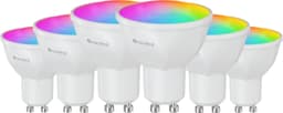 Nanoleaf Essentials Smart LED-lampa 5W±10% GU10 (6-pack) (flerfärgad)