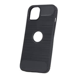 Svart TPU Deksel for Samsung Galaxy A25 5G (Global) – Karbonmønster, Støtdempende