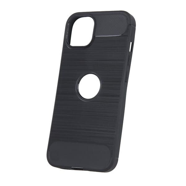 Svart TPU Deksel for Samsung Galaxy A25 5G (Global) – Karbonmønster, Støtdempende