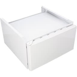 Cupboard 350mm high, White, flattish door