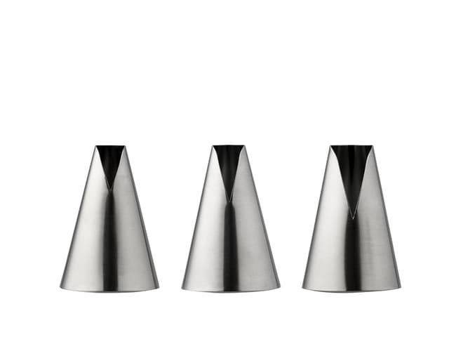 Blomsterbergs Saint Honoré Icing tip set 3 pcs Steel