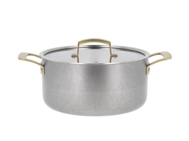 Pillivuyt Gourmet Gryte med glasslokk Stål
