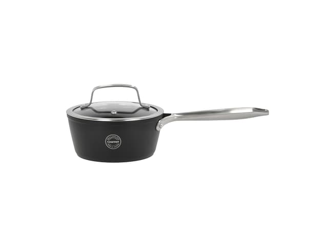 Pillivuyt Gourmet Kasserolle med glaslåg Black