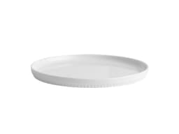 Pillivuyt Tallerken flat rett kant Hvit