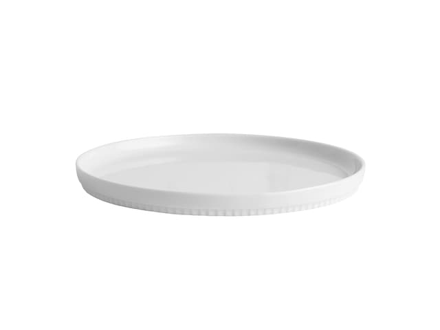Pillivuyt Tallrik flat rak kant Vit