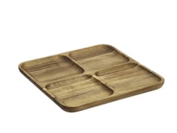 HOLM Serveringsfad 30,5 x 30,5 x 2,5 cm Akacie