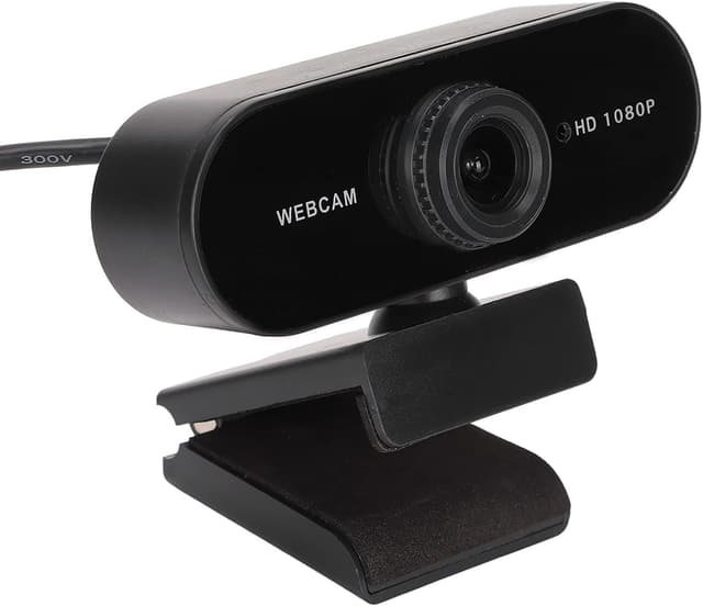 USB Webcam Full HD 1080p 30FPS med mikrofon Rotatable 360grades Base og 45 karakterer tilt 2MP