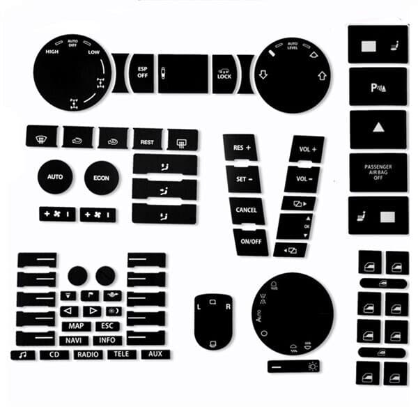 Reparasjonsklistremerker for AC i Volkswagen Touareg/Passat 2005-2010