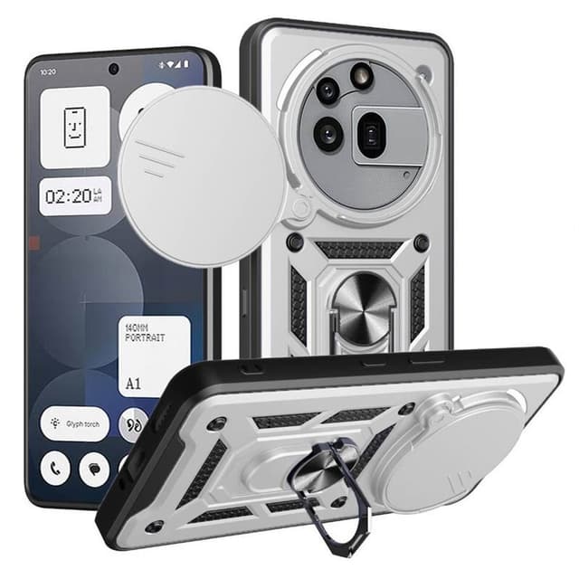 Jazz 3i1 deksel Nothing Phone 3a Pro - Sølv