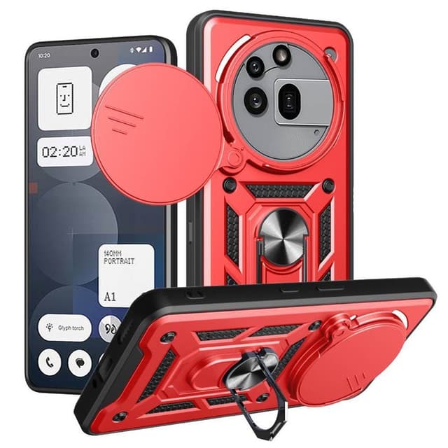 Jazz 3i1 kuori Nothing Phone 3a Pro - Punainen