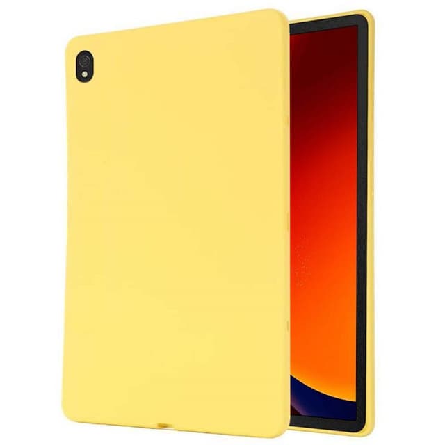 Liquid silikon nettbrettdeksel Samsung Galaxy Tab S10 FE - Gul