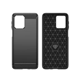 Beskyttende Moto G54 telefondeksel - Svart