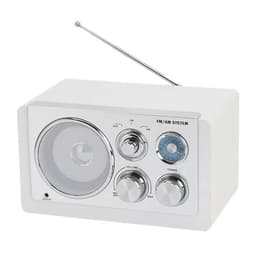 Denver FM/AM-radio TR-63W, jossa on AUX-tulo ja klassinen muotoilu