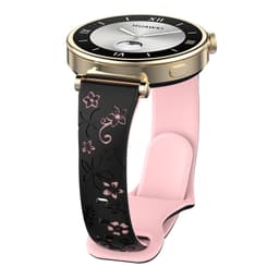 Kaksi Tone silikoninen ranneke Vaaleanpunainen 12 mm