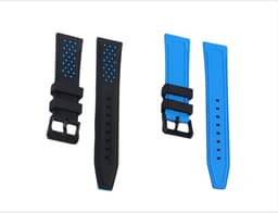 Silikonreim til Huawei/Samsung/Garmin Blå 26 mm