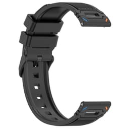 Silikoninen ranneke - 22mm Redmi Watch 5:lle ja Huawei Watch GT5/GT4:lle Musta